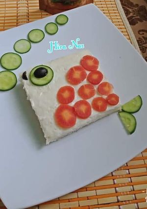 A picture of #Fish_Mayo_Vegg_Sandwich!! #RamadanKiTayari.