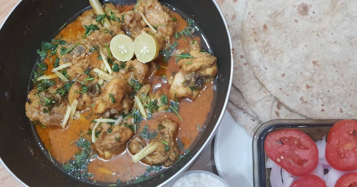 Chicken ginger karahi Recipe by Mehwish Bilal Cookpad