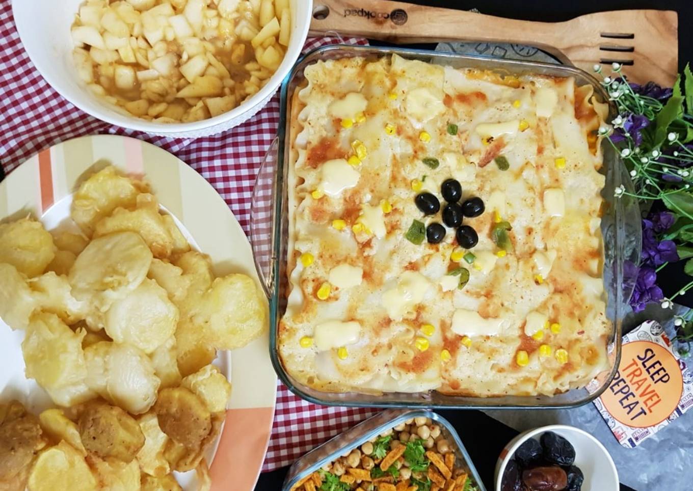 Chicken cheese lasagna