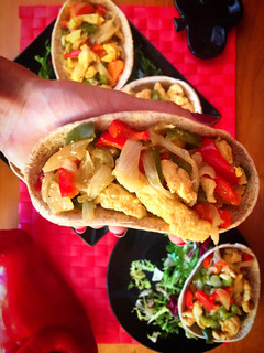 Una foto de Barquitas "fajita" fit