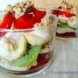 Vasitos de yogur con frutas