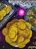 Besan Methi Puri with Puri Chaat