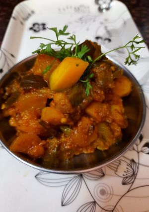 A picture of कद्दू की सब्जी.