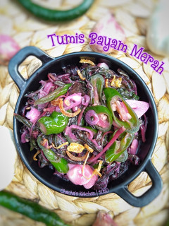 Foto resep Tumis Bayam Merah