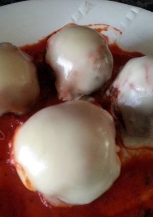 A picture of Meatballs Parmigiana.