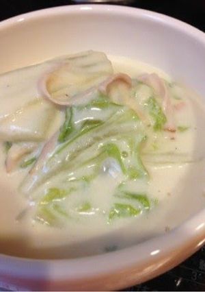 A picture of Kids' Favorite, Braised Chinese Cabbage in Cream Sauce.