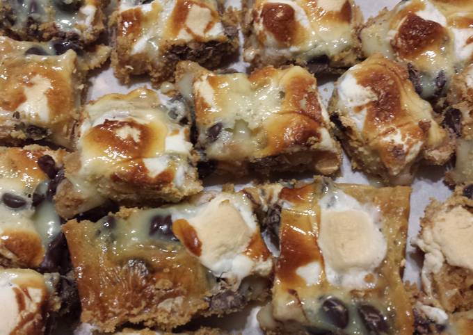 S' More cookie bars