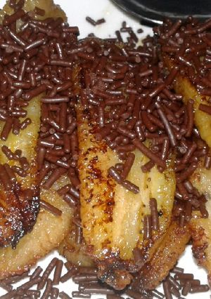 Foto resep Pisang Bakar Coklat (Resep Simple)