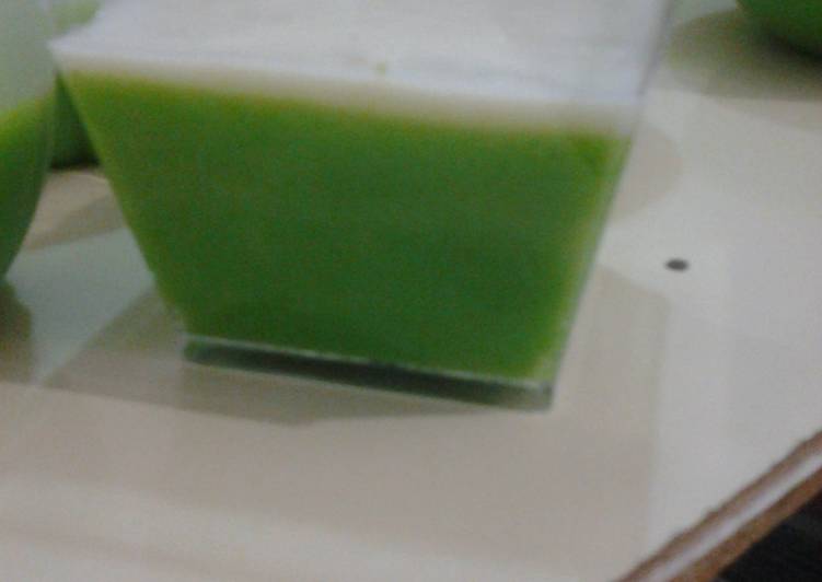 Simple Way to Make Super Quick Homemade Green Tea Pudding