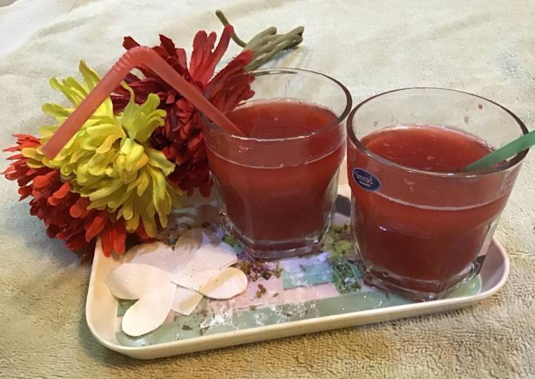 Plum and tamarind juice