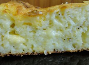 Una foto de Torta de queso y cebolla