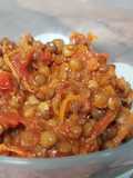 Lentejas con verduras para bebés (blw)