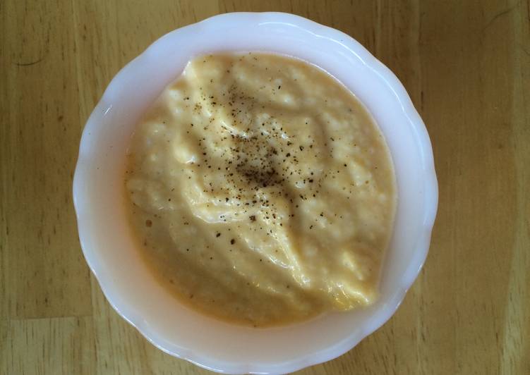 Recipe of Tasty Cheesy Cauliflower Purée