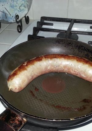 A picture of Bratwurst.