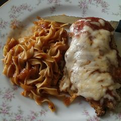 A picture of Parmesan Chicken.
