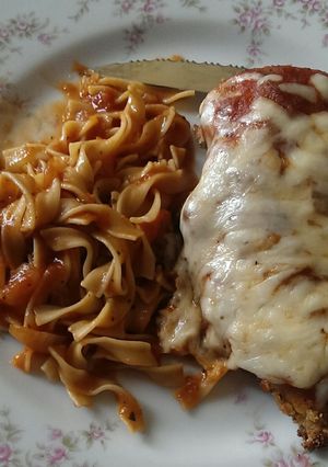 A picture of Parmesan Chicken.