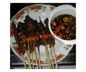 Resep mudah Sate kambing sambel kecap Nikmat Lezat