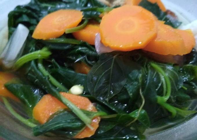 Resep Sayur Bening Bayam Wortel Oleh Nafas Kitchen Cookpad