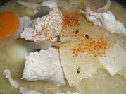 A picture of pork miso