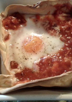 A picture of Spicy Baked Egg.