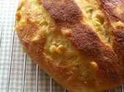 A picture of corn kernel bread