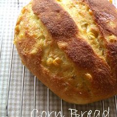 A picture of No Kneading Required!! Corn Kernel Bread.