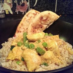 A picture of Sophie's Garlic Cheating Chicken Curry.