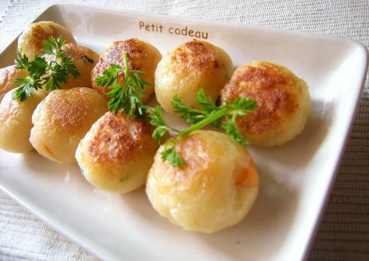 Recipe of Ultimate Chewy Okara and Potato Balls