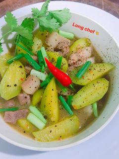 Hình của món Dưa hấu non kho thịt👨‍🍳.