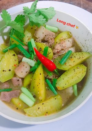 Hình của món Dưa hấu non kho thịt👨‍🍳.