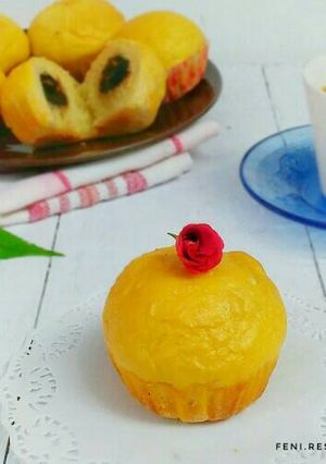 Foto resep Roti cup isi coklat dan ayam (Eggless)