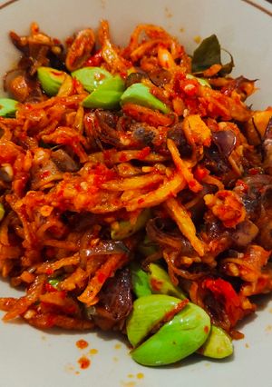 Foto resep Sambel Pete cumi