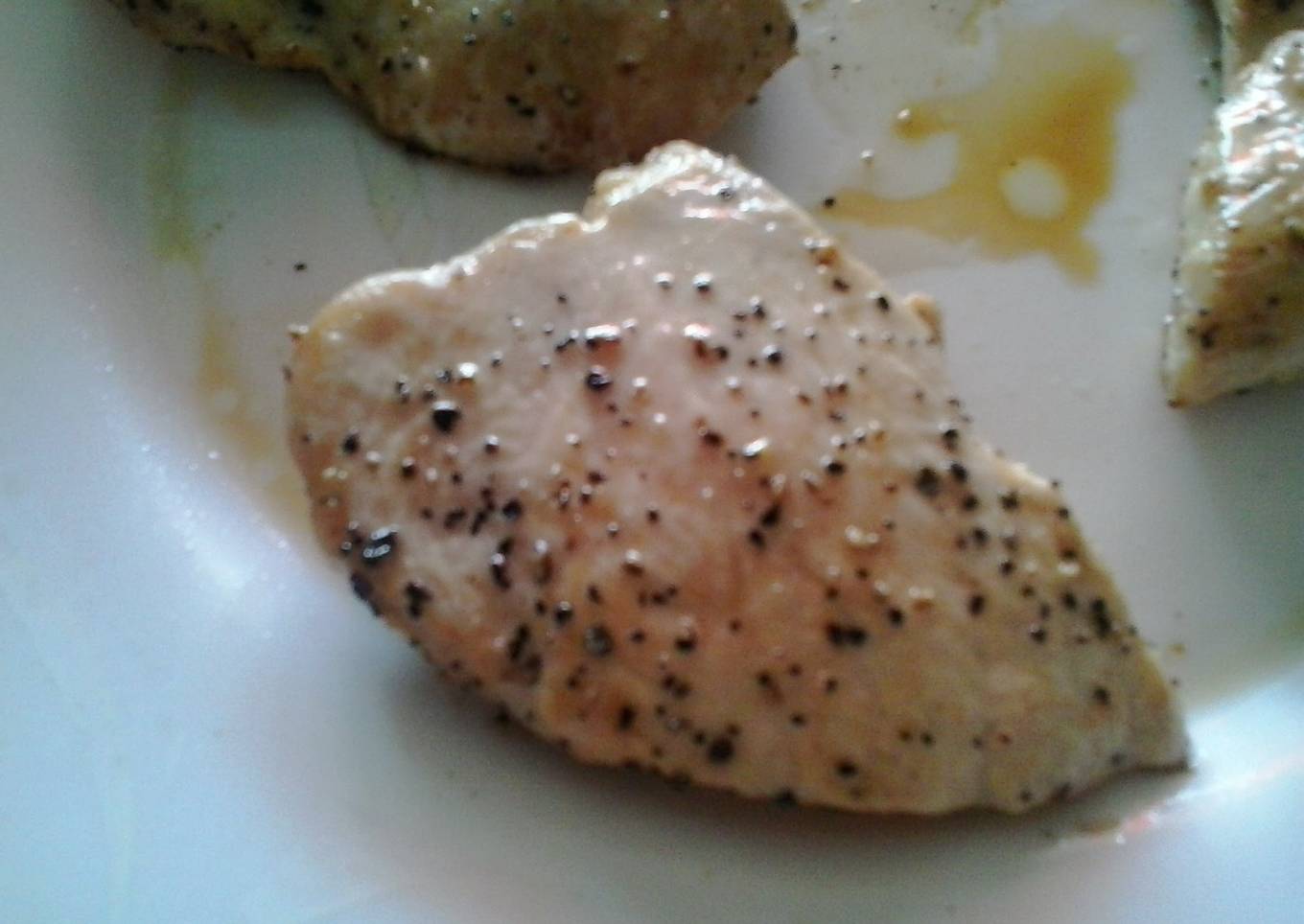 Super-easy black pepper chicken!