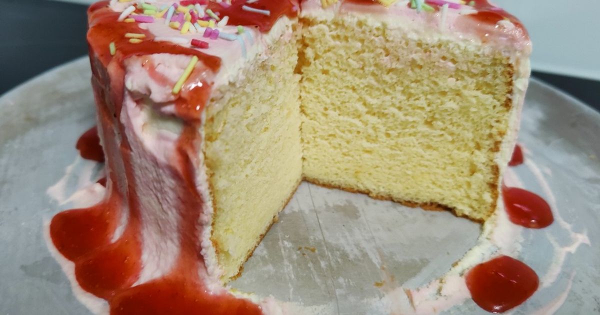 Light And Airy Sponge Cake Recipe by Oranan Jantatep - Cookpad