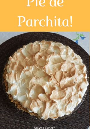 Una foto de Pie de Parchita o Maracuyá