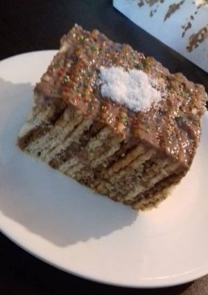 عکسی از دستور دسر پتی بور یخچالی🍰🍫