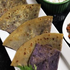 Stuffed Red Cabbage Paratha A picture of Stuffed Red Cabbage Paratha.
