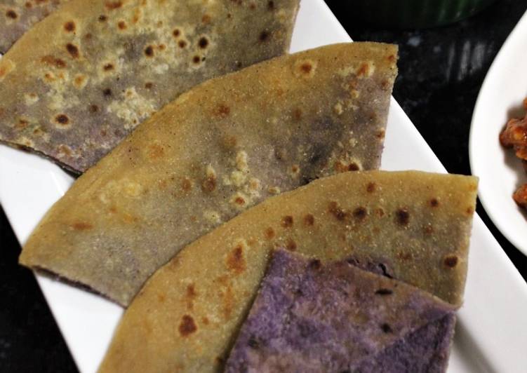 Stuffed Red Cabbage Paratha
