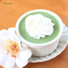 A picture of Increased Calcium Absorption! Milk Jelly, Green Tea Edition.