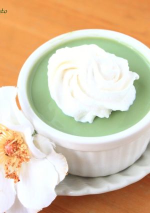A picture of Increased Calcium Absorption! Milk Jelly, Green Tea Edition.