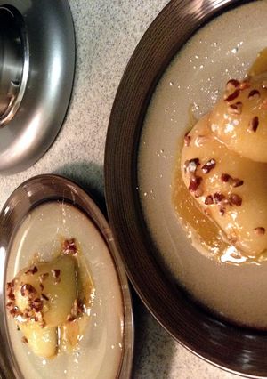 A picture of Caramelized Pears.