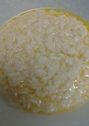 A picture of Skyes creamy rice.