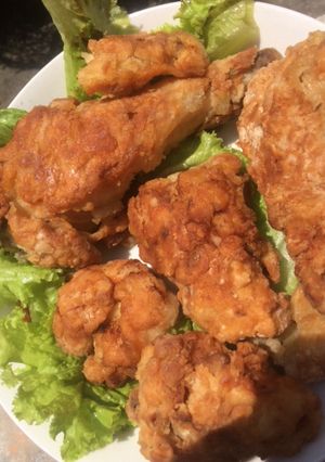 Hình của món Gà rán như KFC #bepvang.