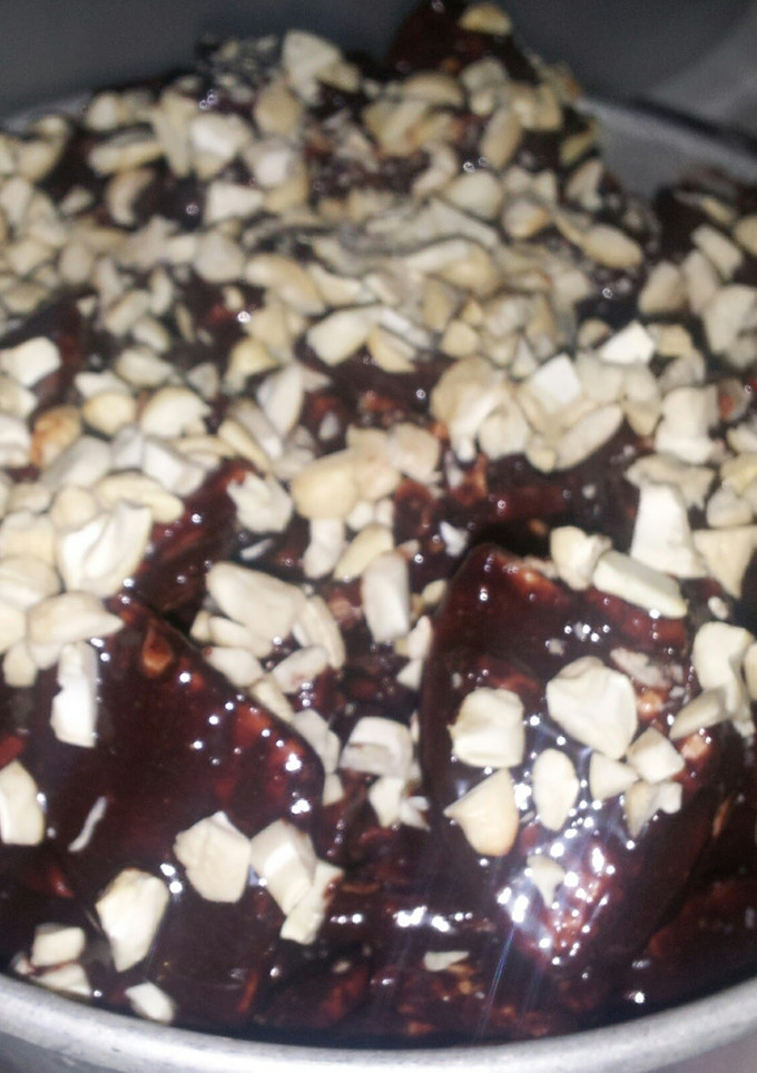 A picture of Biscuit cocoa fudge.