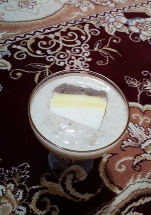 عکسی از دستور اسموتی هلو و موز (دسرنپختنی)