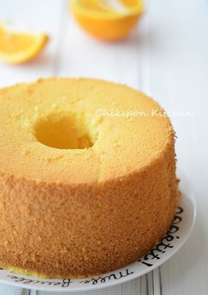A picture of No-Fail Orange Chiffon Cake.