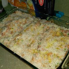 A picture of Baked Manicotti with Sausage & Peas.