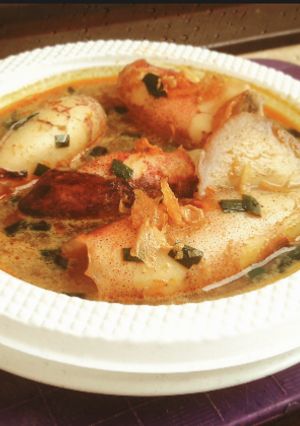 Foto resep Gulai cumi bumbu instan