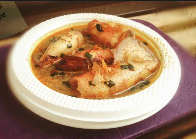 Gulai cumi bumbu instan