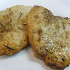 A picture of Sautéed Swordfish with Rosemary.